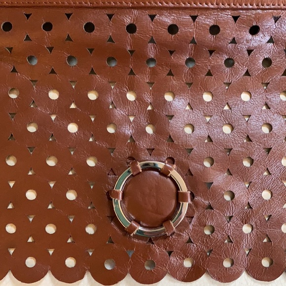 Dan W soft rusty brown leather purse - Picture 4 of 6